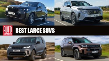 Best large SUVs - header image